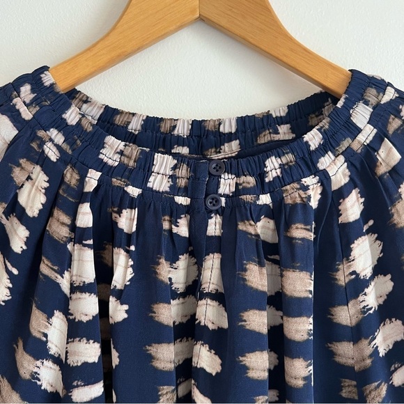 Apiece Apart Galleta Top in Navy Shibori - Picture 9 of 16